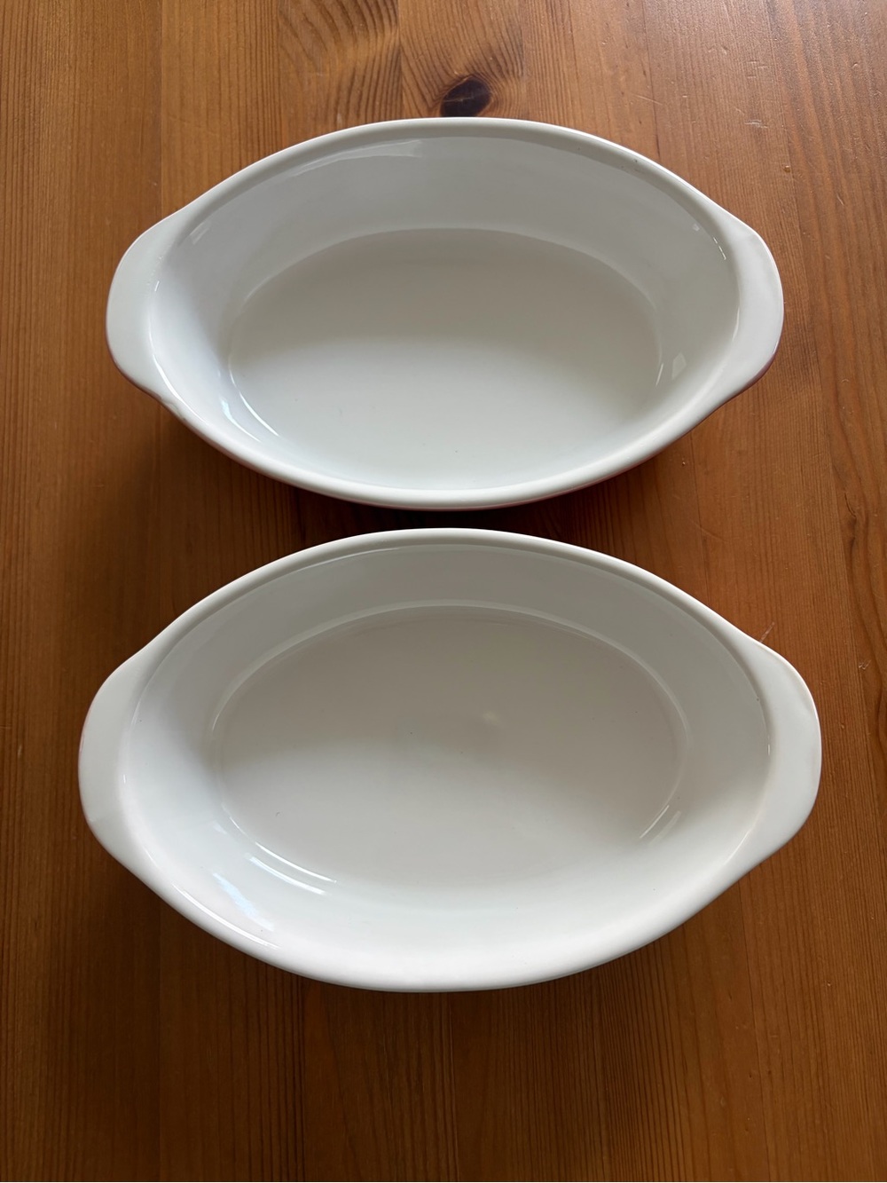 Sur La Table White and Pink stoneware set